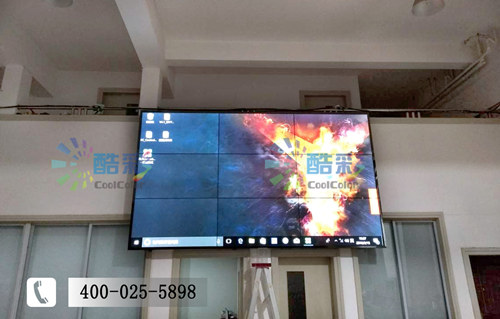 55寸3x3液晶拼接屏——南京某大学项目